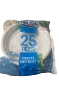 PIATTI DA DESSER IN PLASTICA