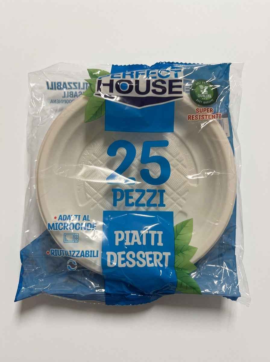 PIATTI DA DESSER IN PLASTICA